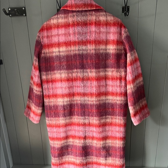 J.Crew Women's Vibrant Plaid Wool Coat - Picture 4 of 5